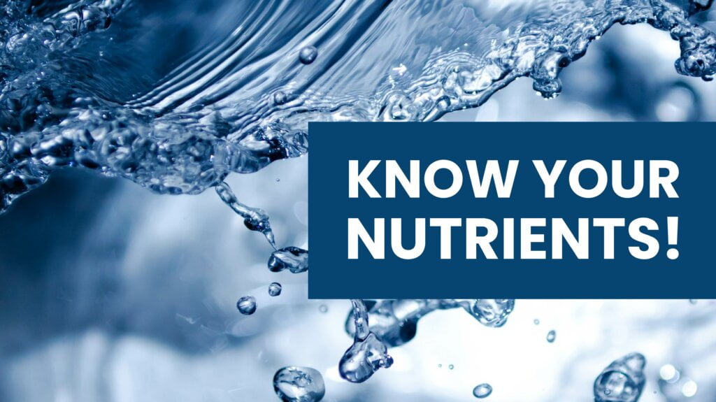 Know Your Nutrients