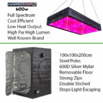 Mars 600w LED Grow Tent Kit - Image 3