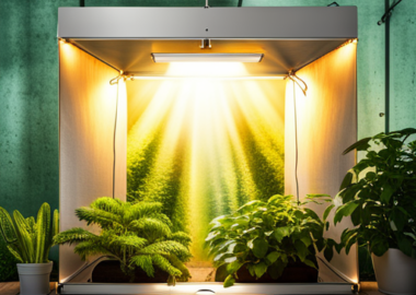 grow light in tent